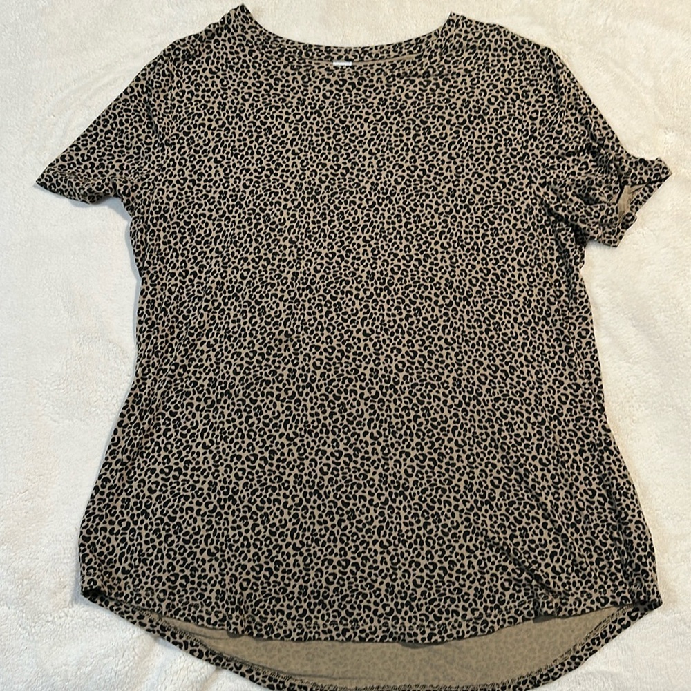 Office Casual Leopard Print Top